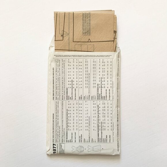 Simplicity Leanne Marshall Dress Sewing Pattern 1877 Size D5 4-12 Uncut - Picture 4 of 4